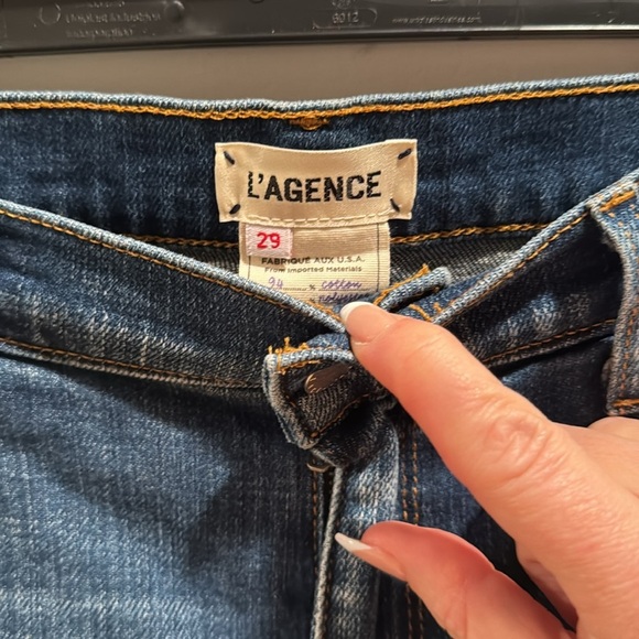 L’Agence Sada  Slim leg Cropped Jeans 29 - Picture 4 of 8